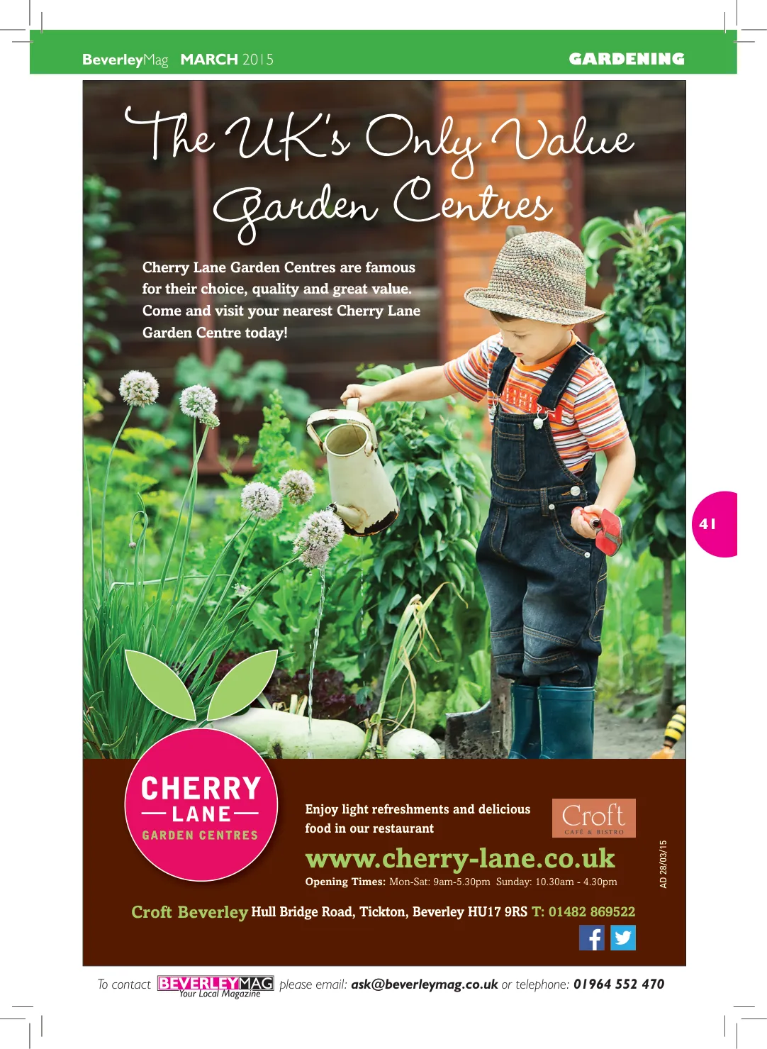 Beverley Magazine — March 2015 — Page 41 of 48