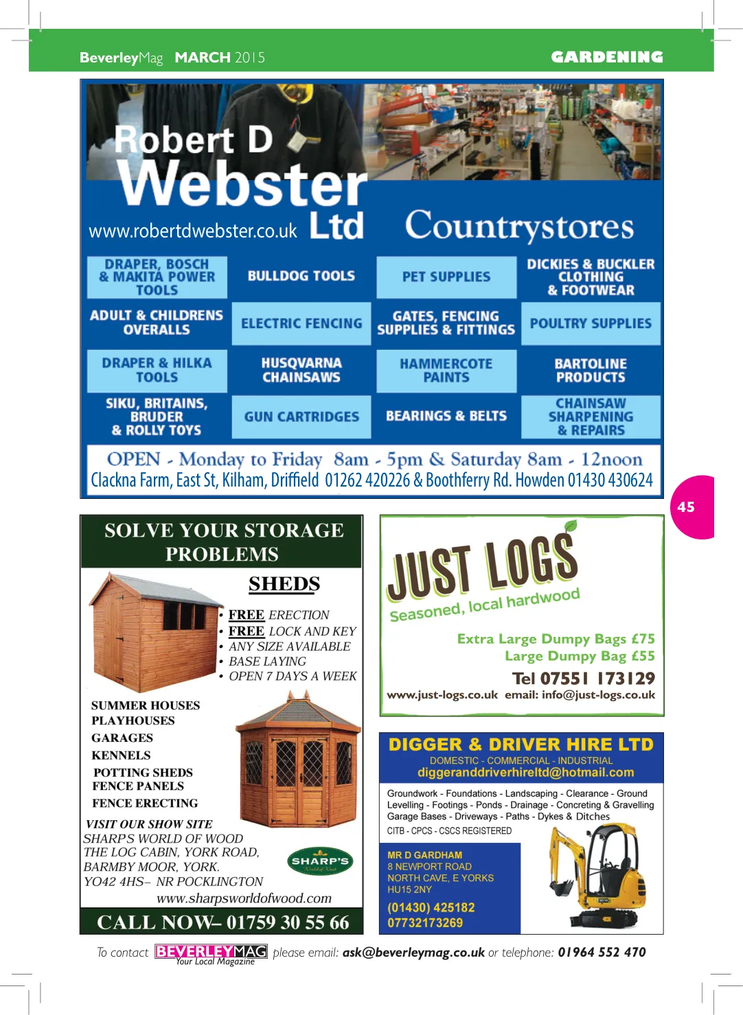 Beverley Magazine — March 2015 — Page 45 of 48