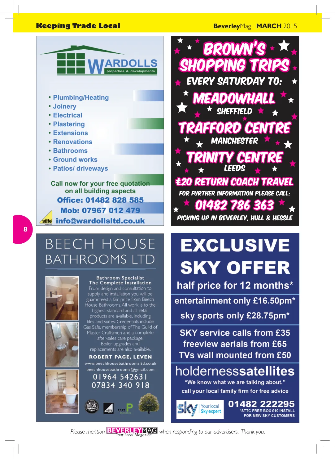 Beverley Magazine — March 2015 — Page 8 of 48