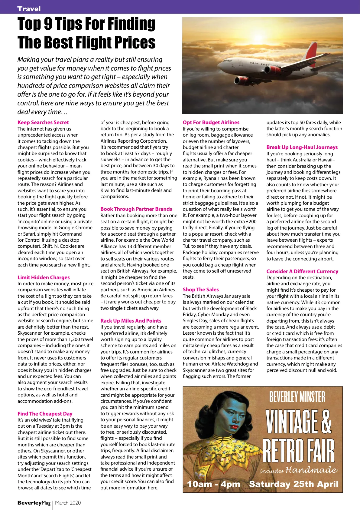 Beverley Magazine — March 2020 — Page 30 of 52