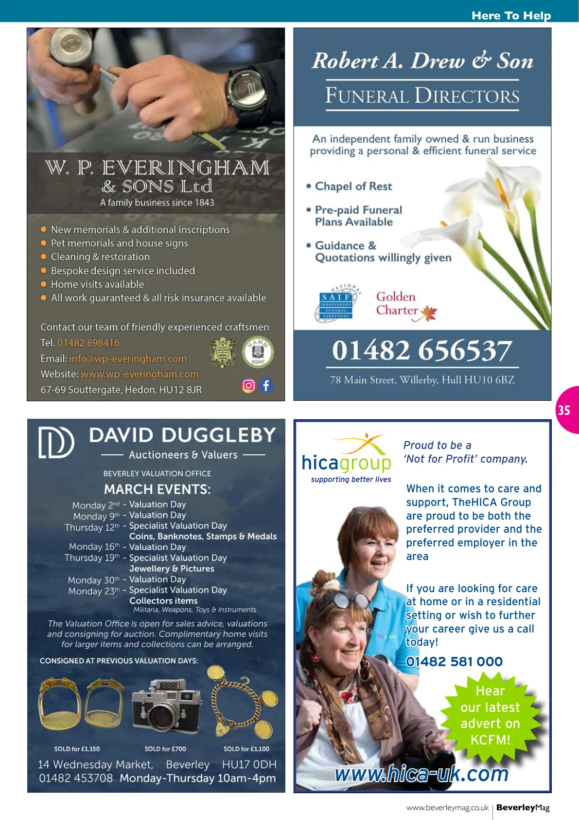 Beverley Magazine — March 2020 — Page 35 of 52