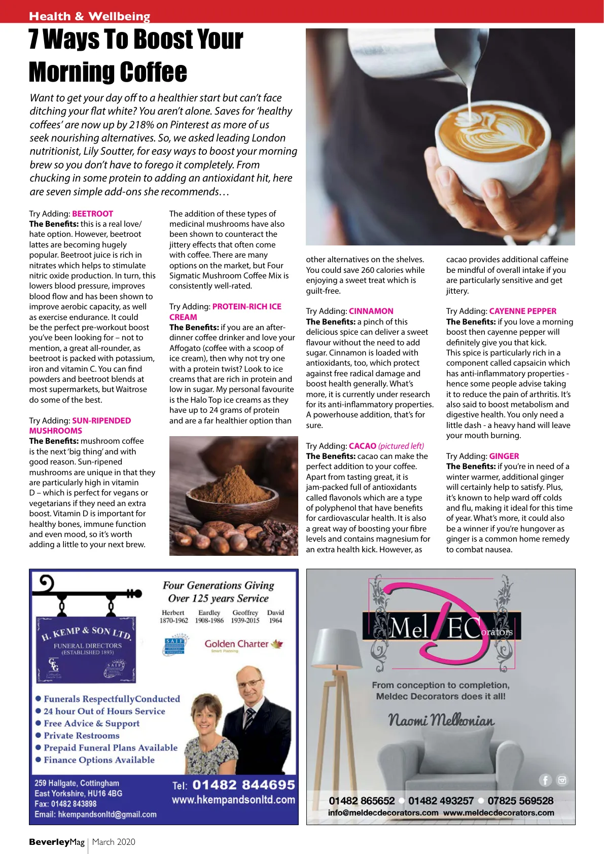 Beverley Magazine — March 2020 — Page 6 of 52