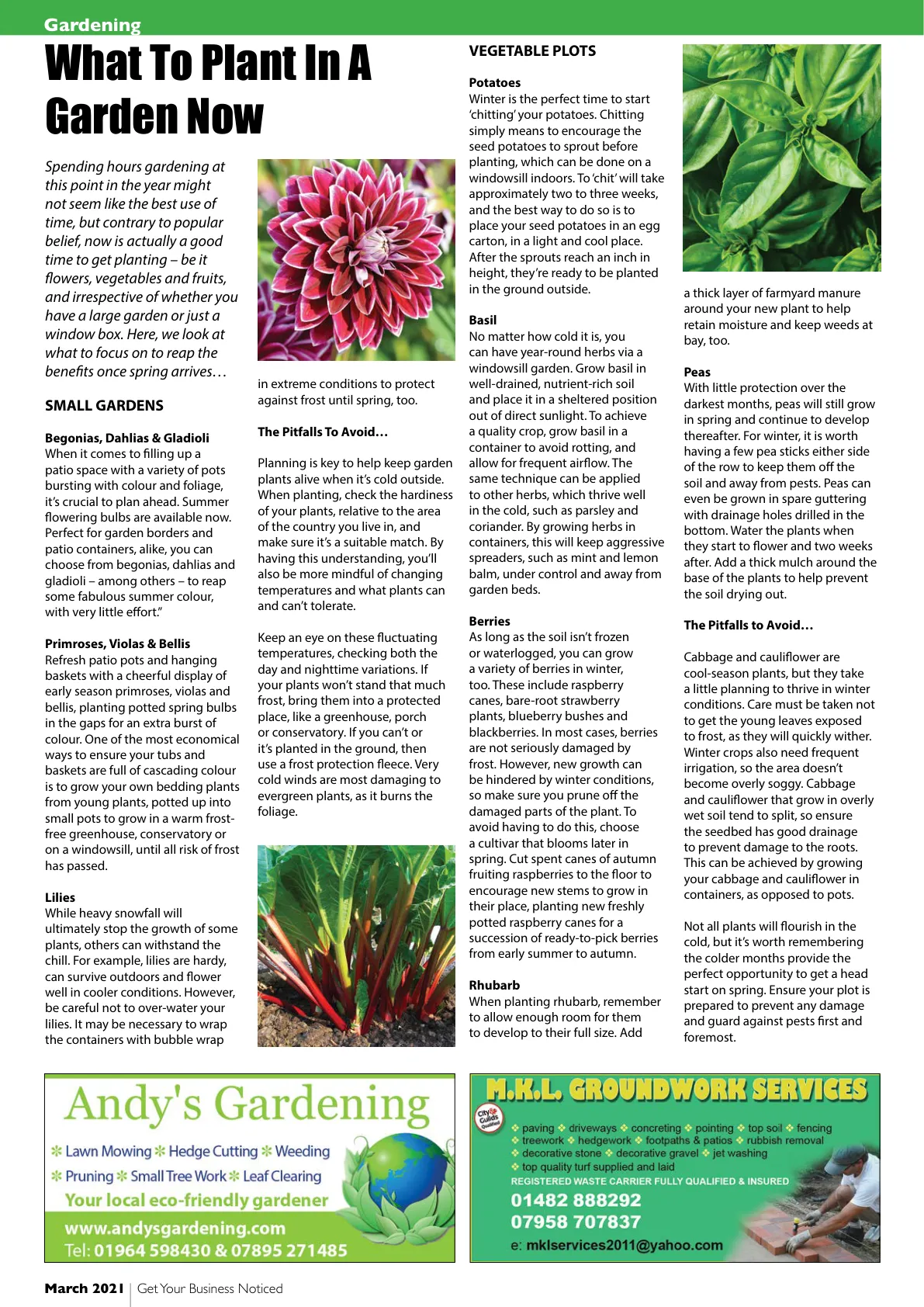 Beverley Magazine — March 2021 — Page 32 of 36