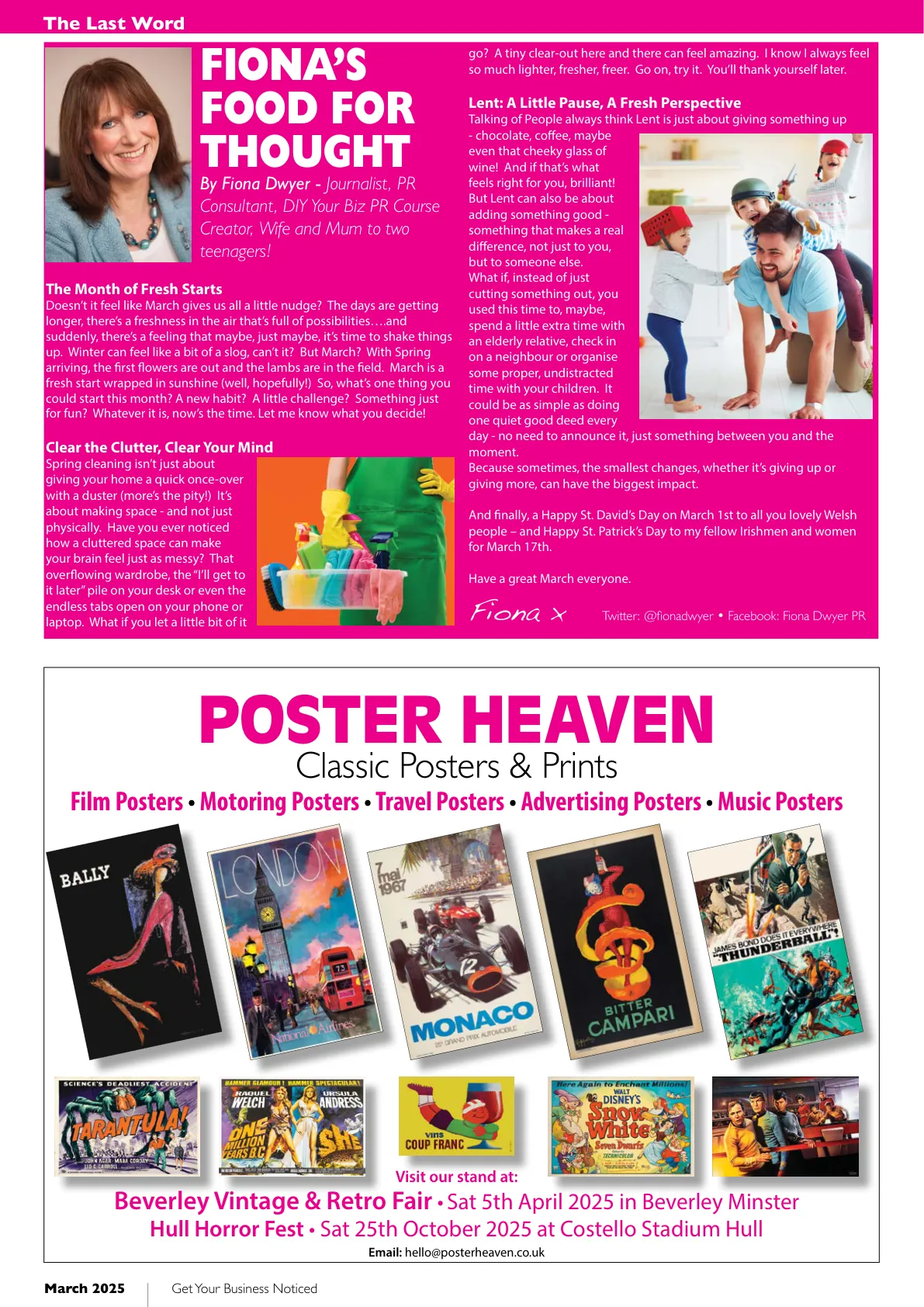 Beverley Magazine — March 2025 — Page 34 of 36