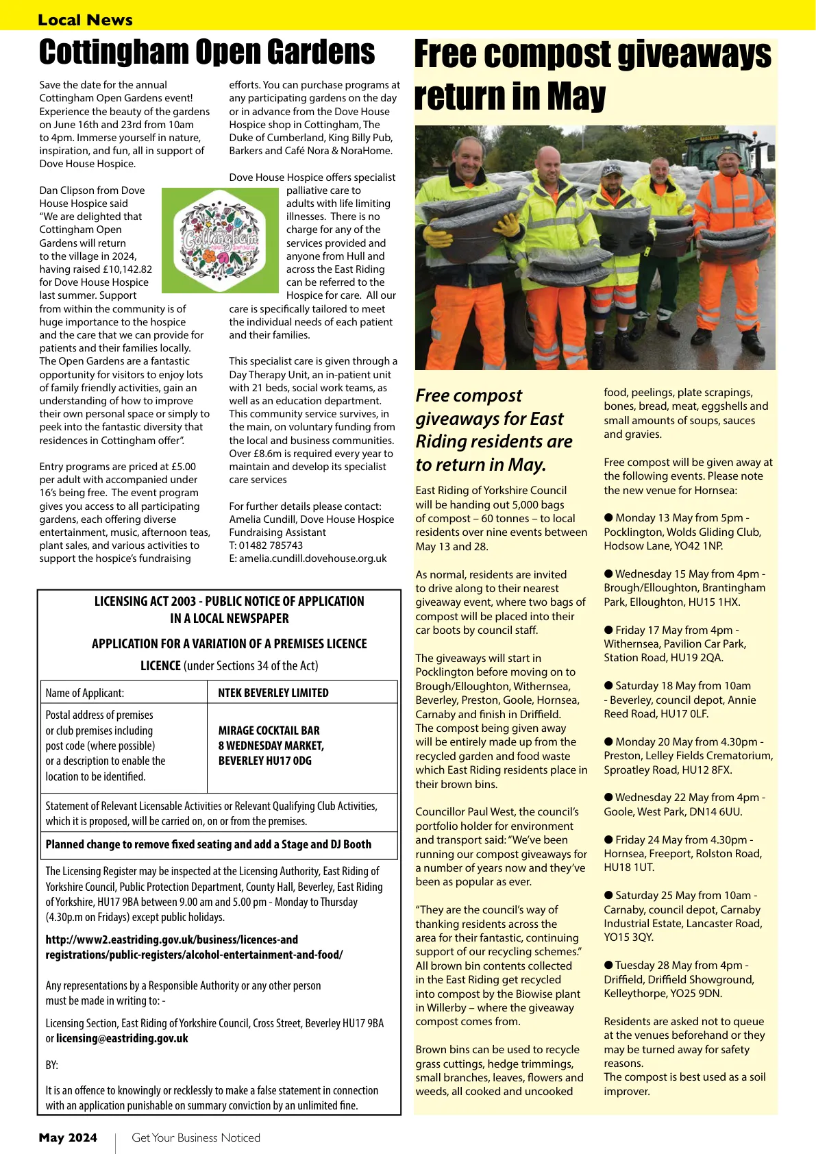 Beverley Magazine — May 2024 — Page 4 of 36