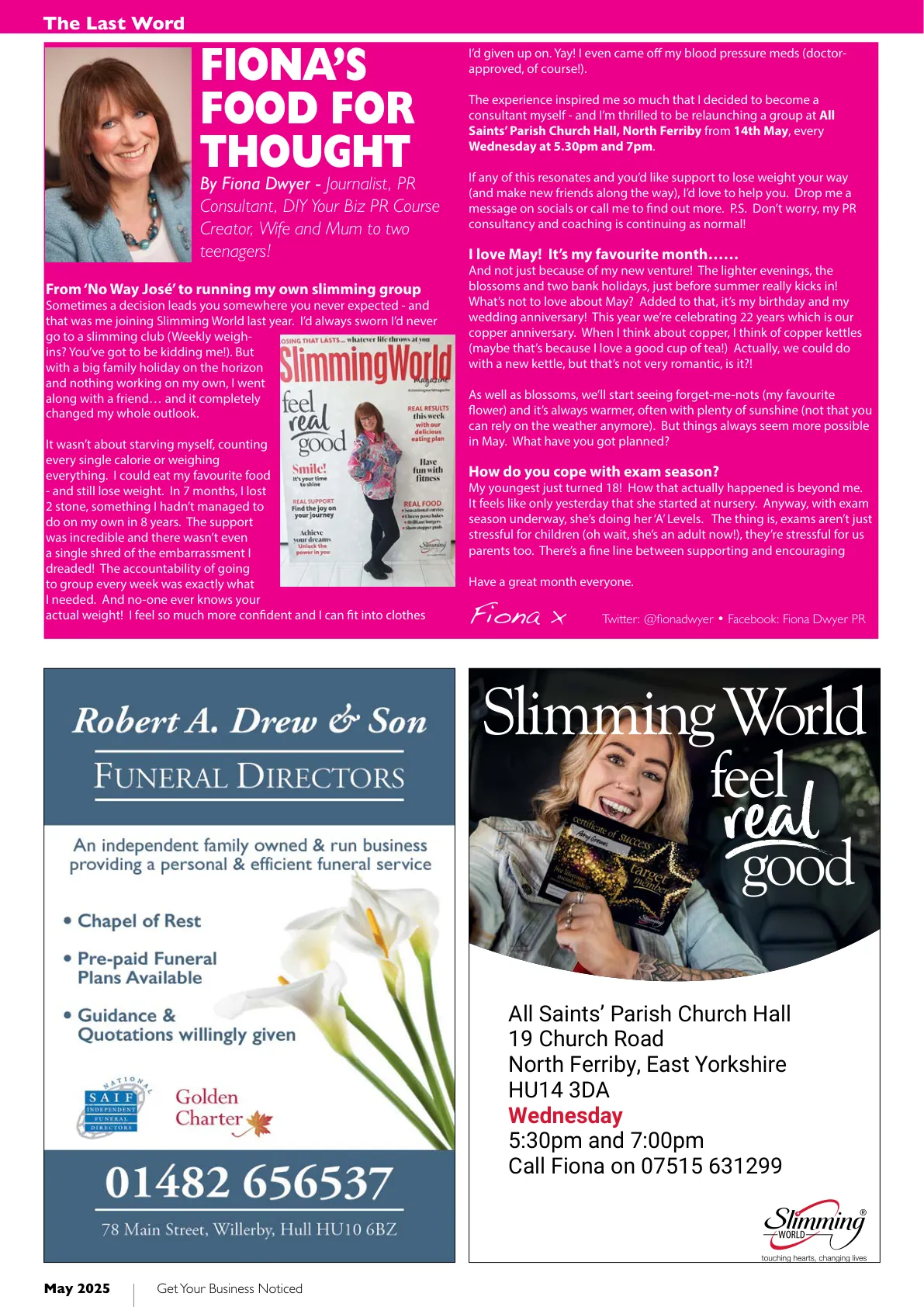 Beverley Magazine — May 2025 — Page 34 of 36