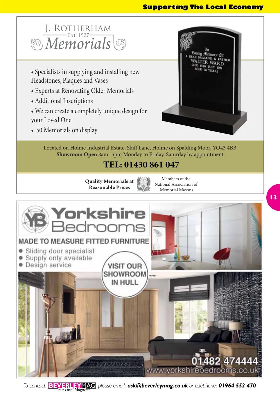 Beverley Magazine — November 2015 — Page 13 of 48