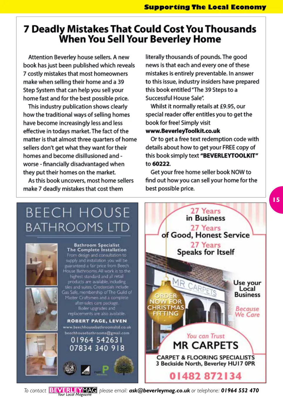 Beverley Magazine — November 2015 — Page 15 of 48
