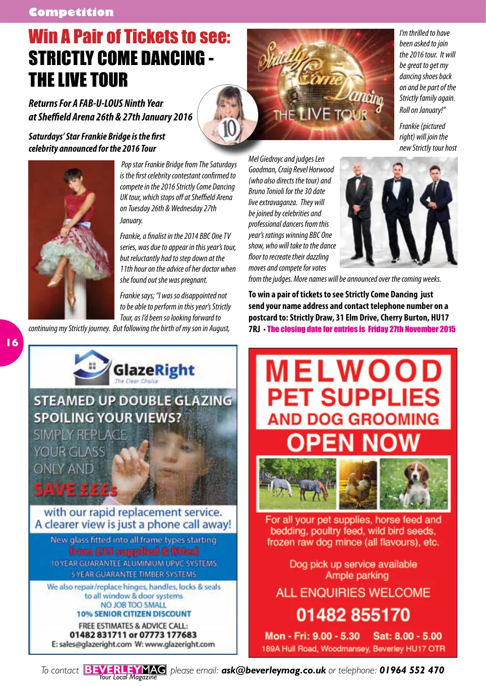 Beverley Magazine — November 2015 — Page 16 of 48