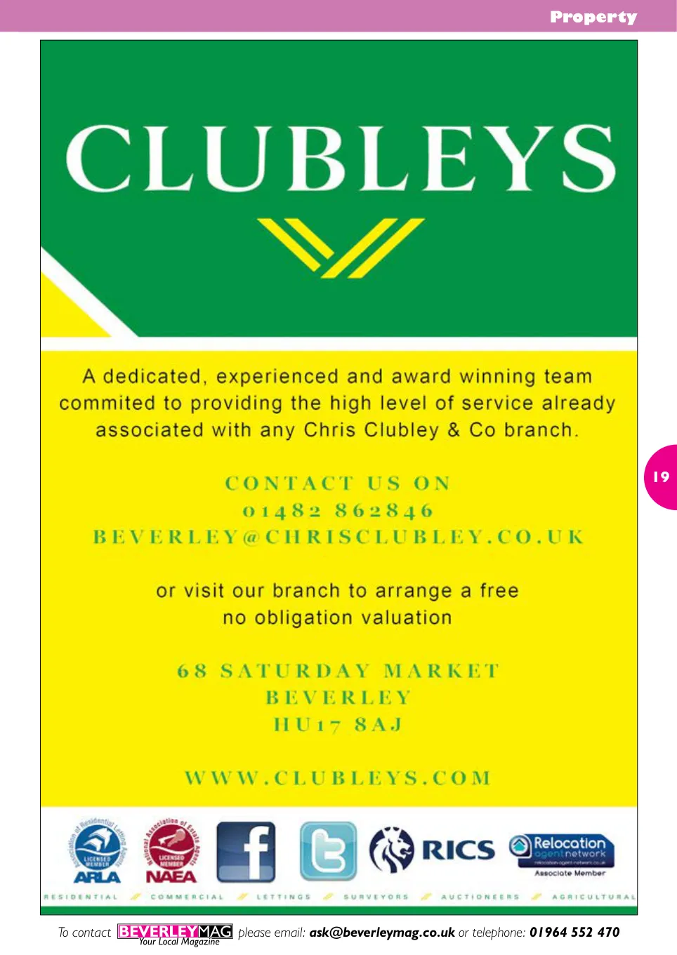 Beverley Magazine — November 2015 — Page 19 of 48