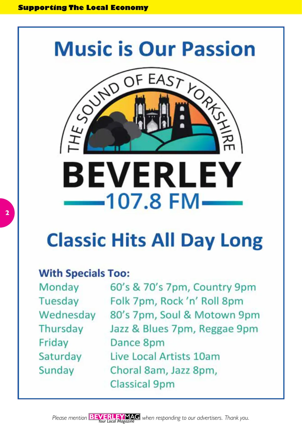 Beverley Magazine — November 2015 — Page 2 of 48