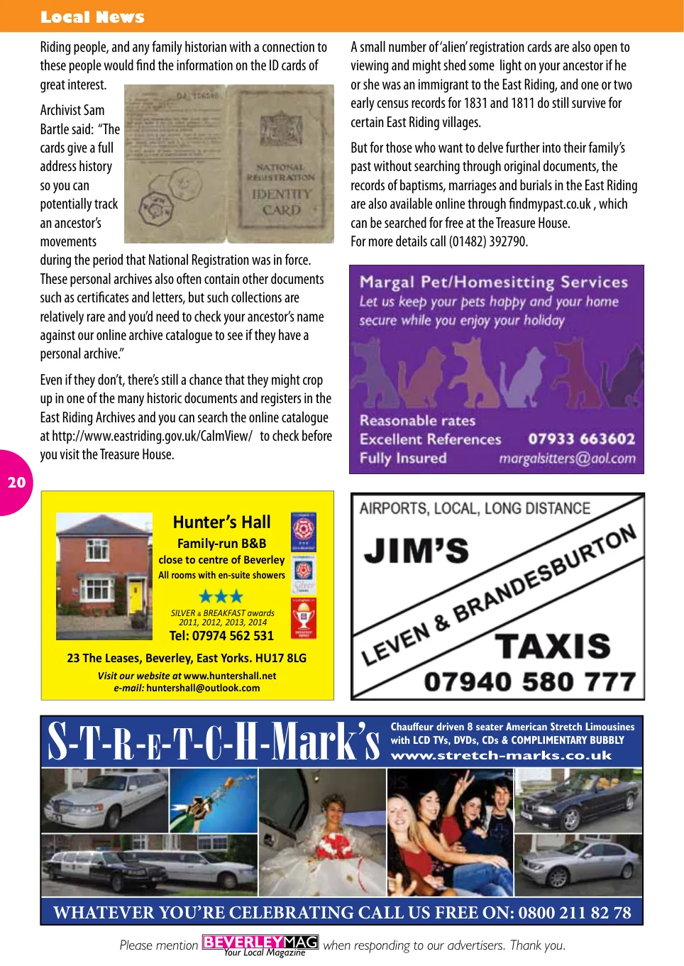 Beverley Magazine — November 2015 — Page 20 of 48