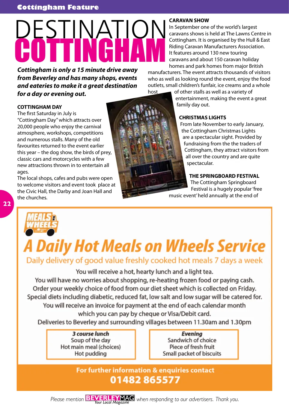 Beverley Magazine — November 2015 — Page 22 of 48