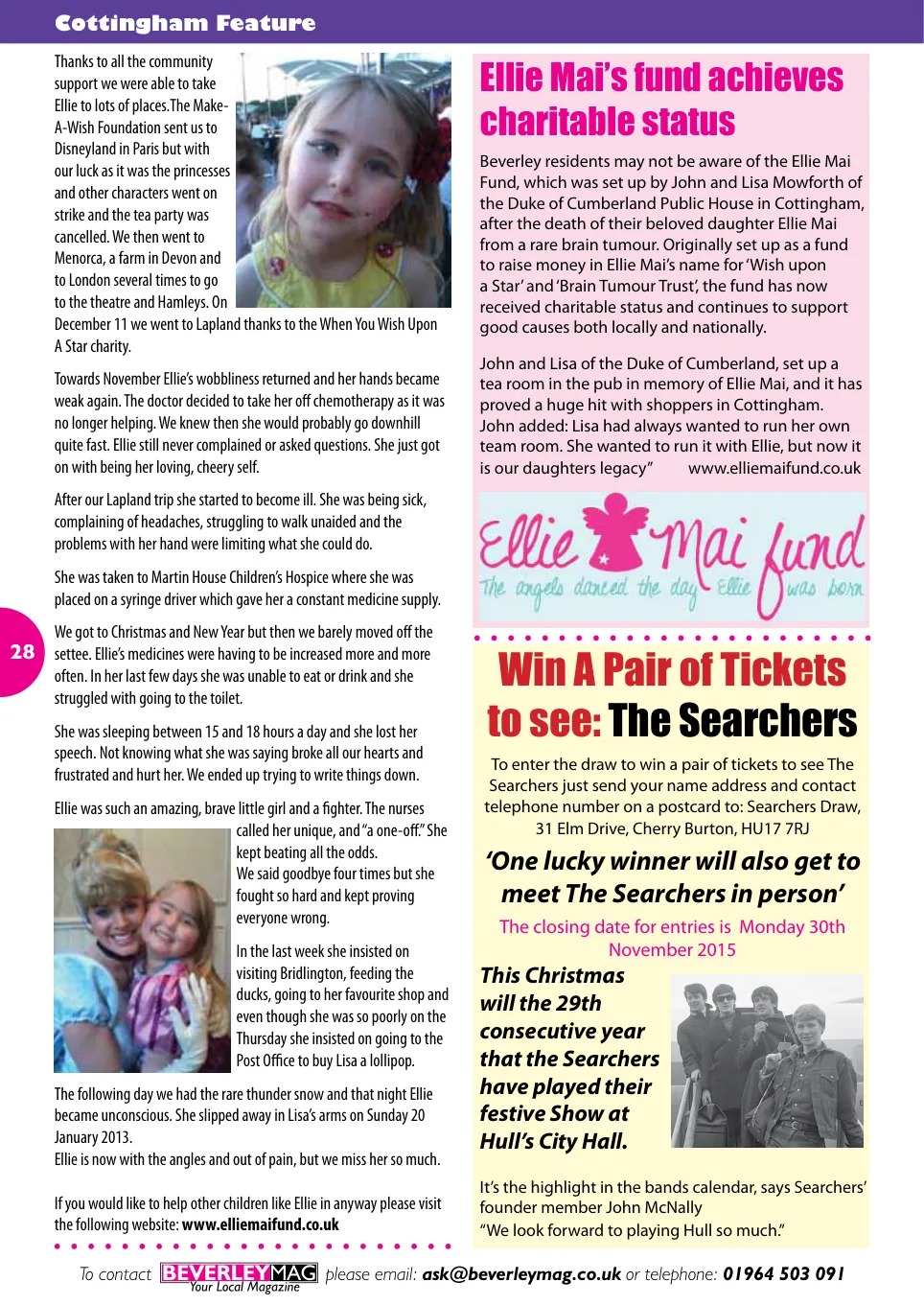 Beverley Magazine — November 2015 — Page 28 of 48