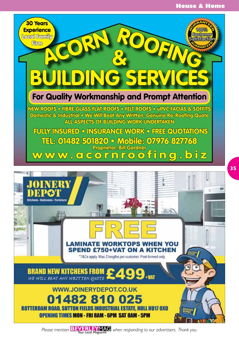 Beverley Magazine — November 2015 — Page 35 of 48