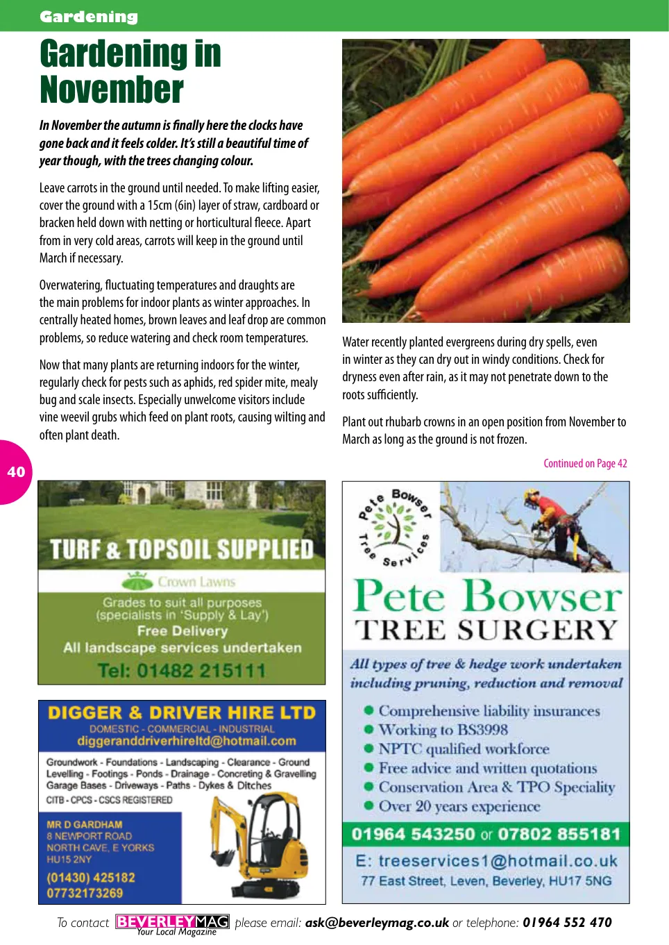 Beverley Magazine — November 2015 — Page 40 of 48