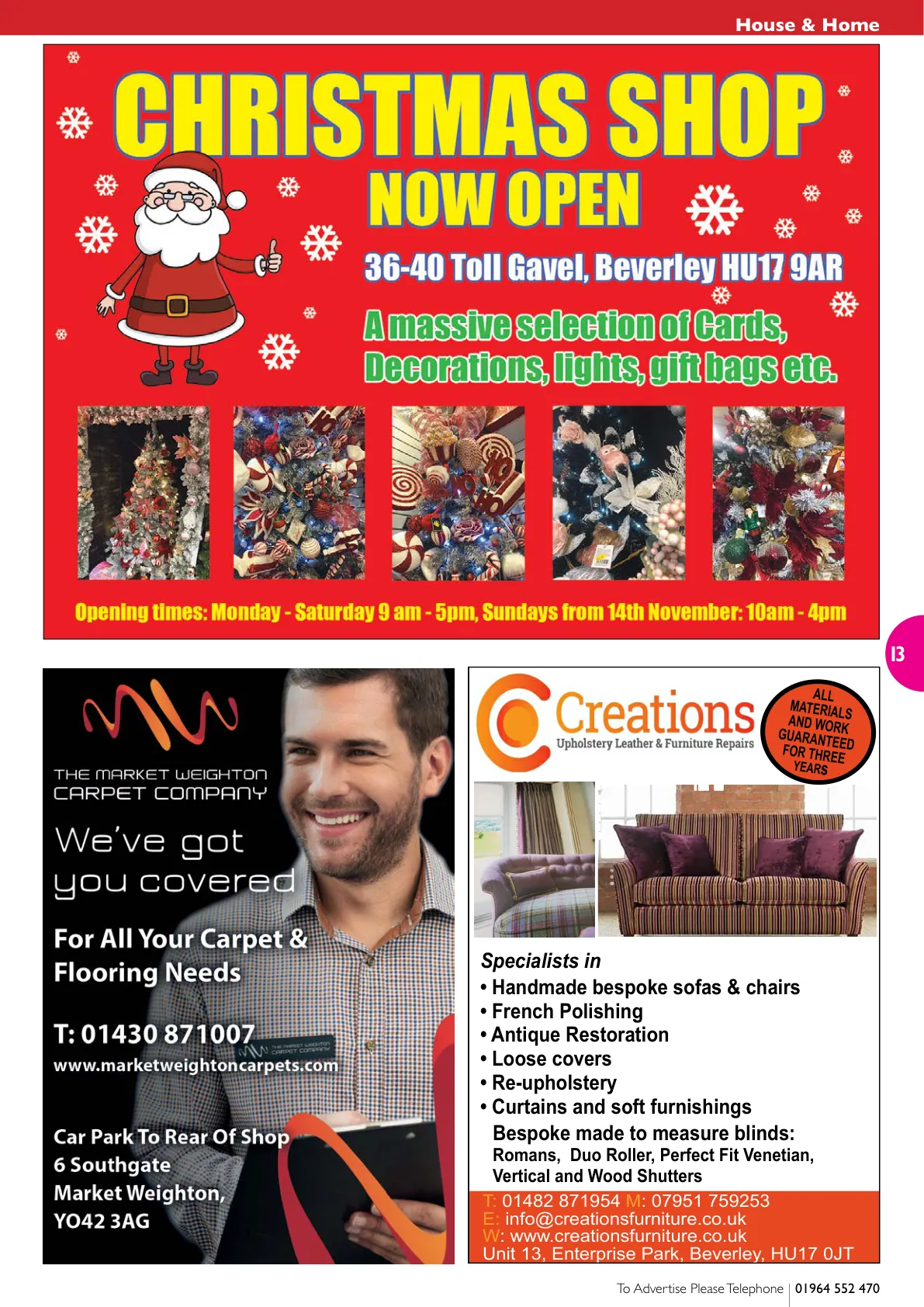 Beverley Magazine — November 2021 — Page 13 of 44