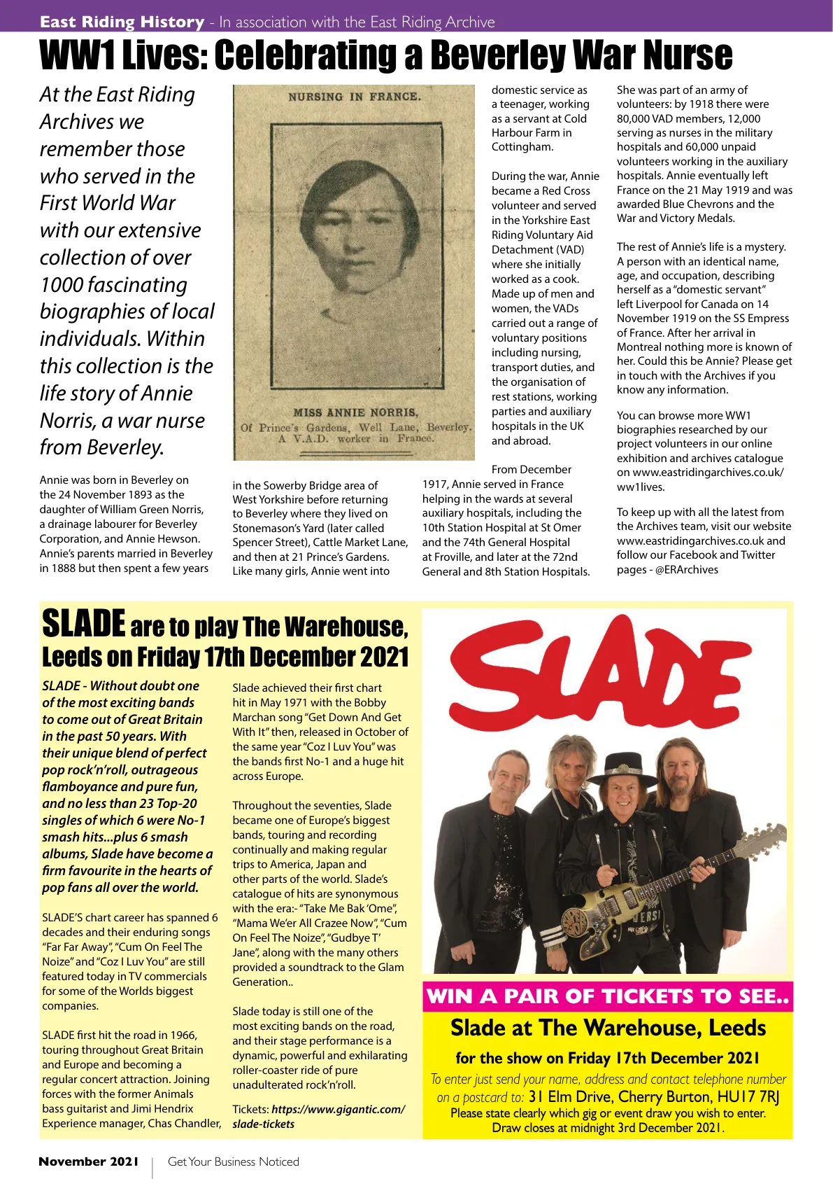 Beverley Magazine — November 2021 — Page 16 of 44