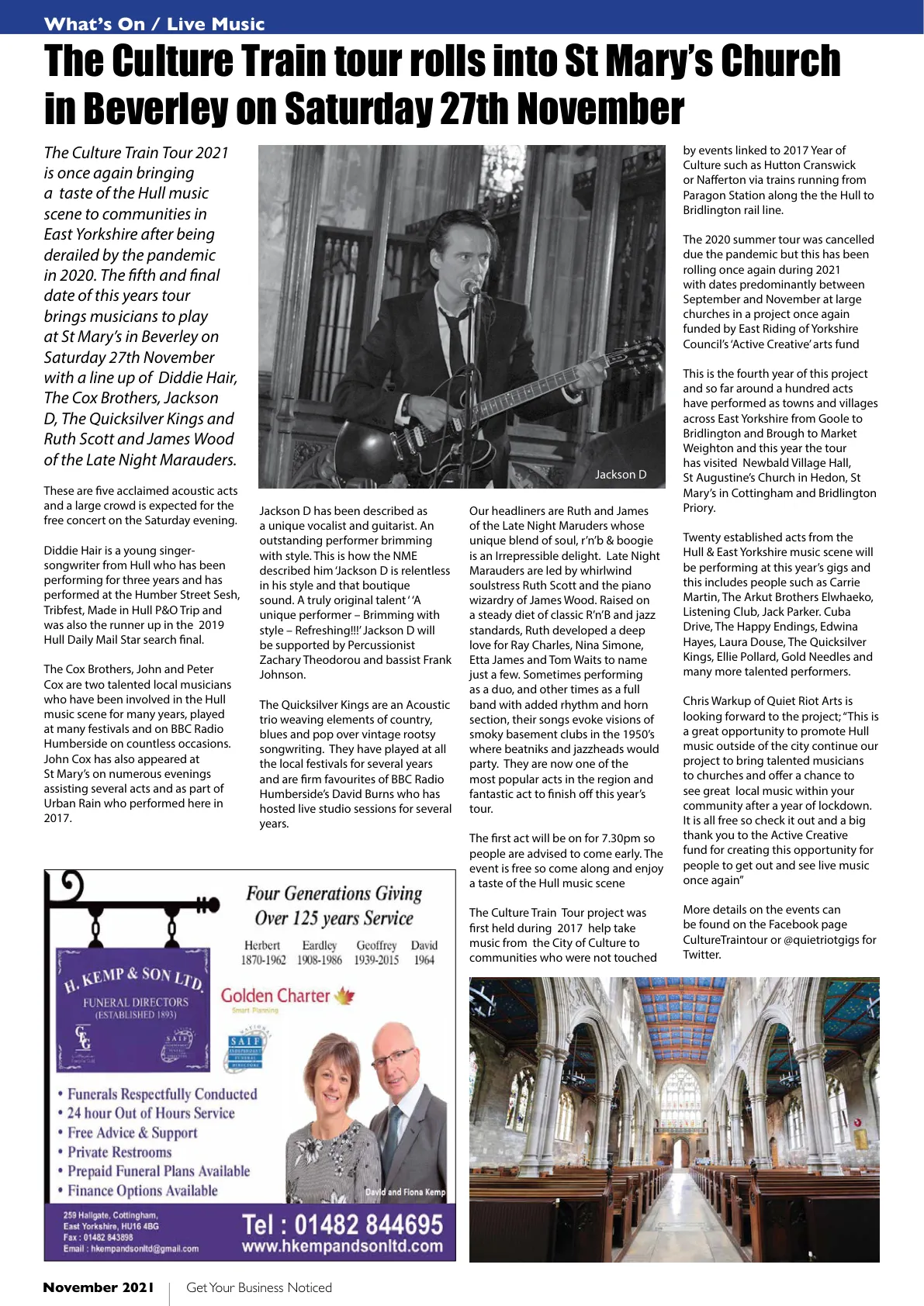 Beverley Magazine — November 2021 — Page 4 of 44
