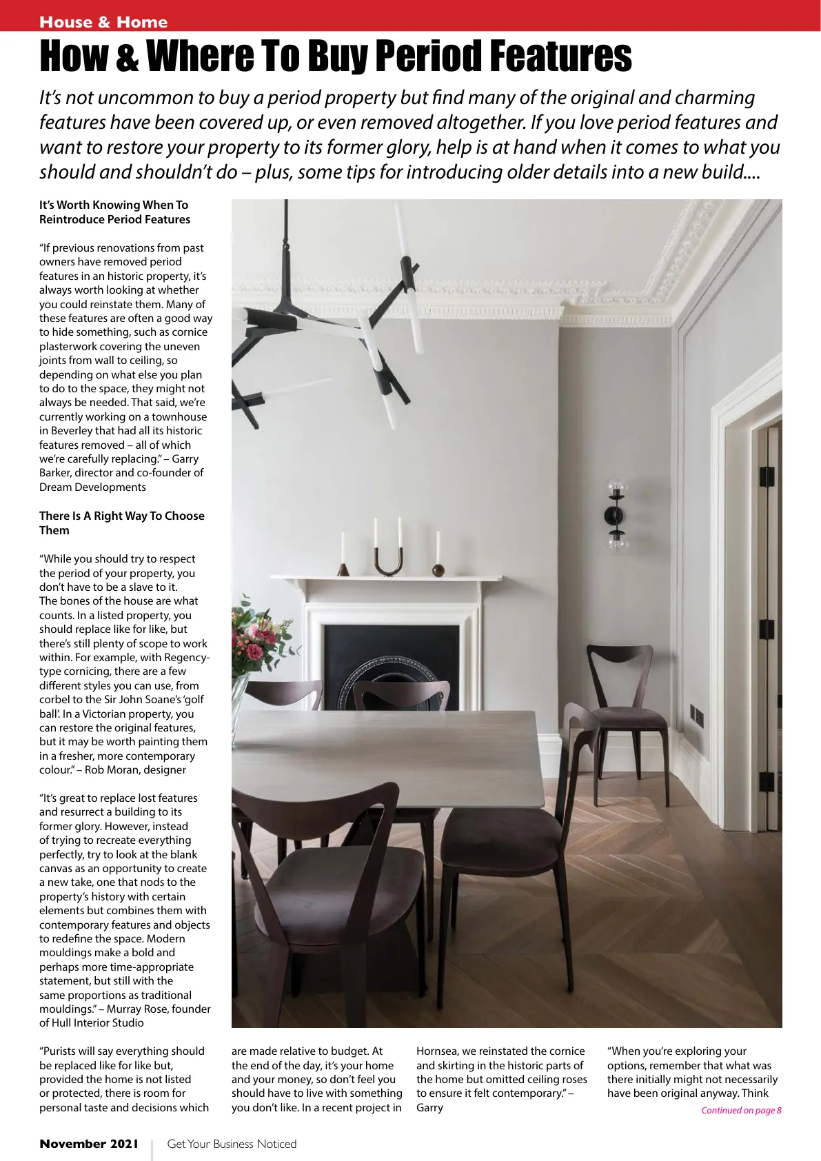 Beverley Magazine — November 2021 — Page 6 of 44