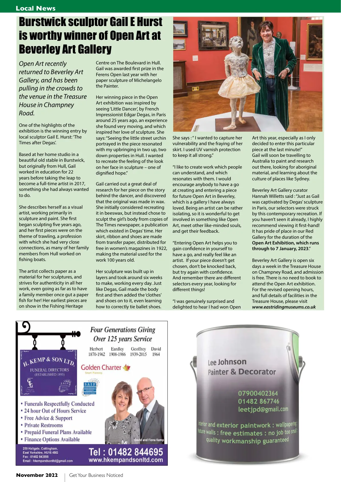 Beverley Magazine — November 2022 — Page 4 of 36