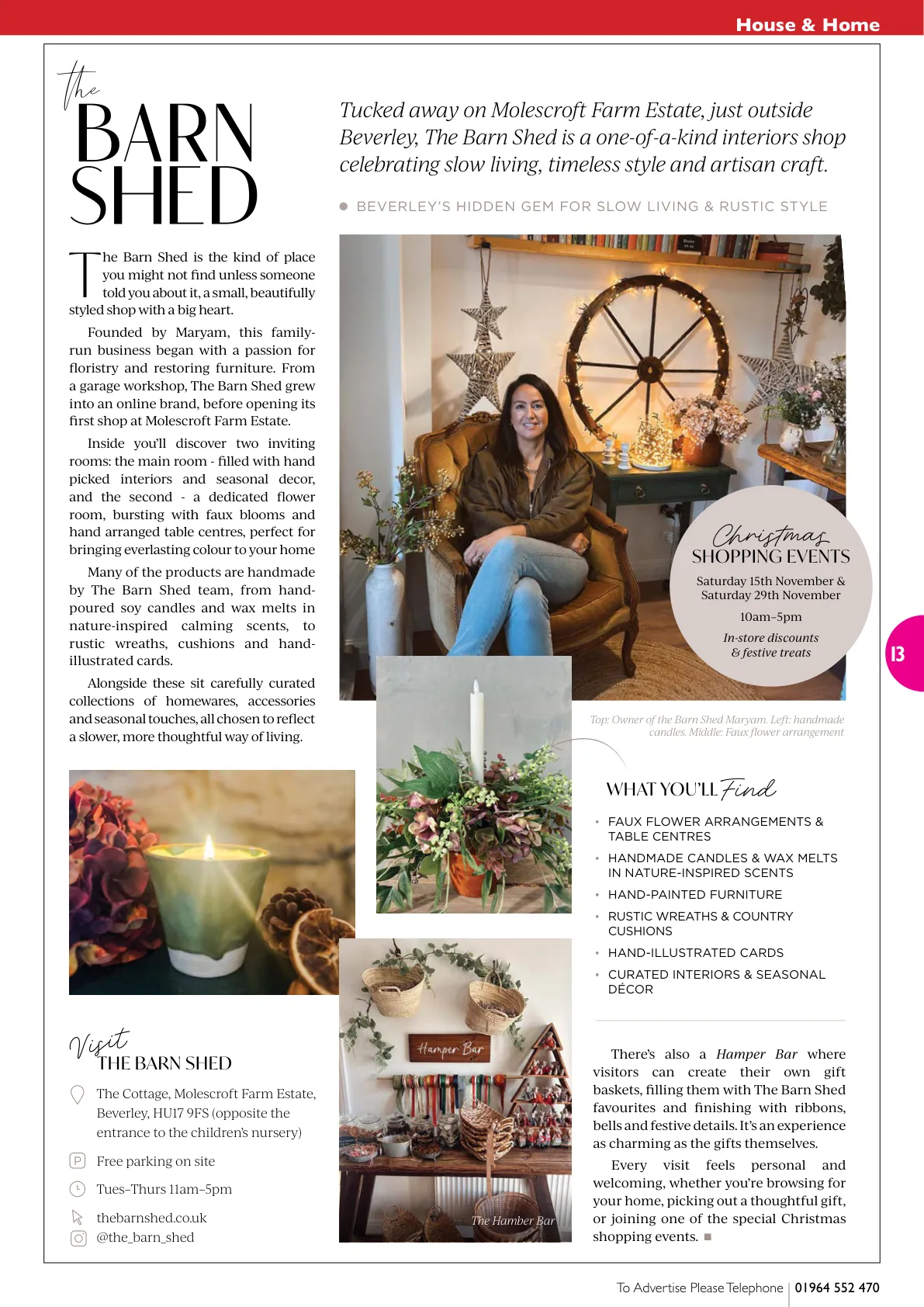 Beverley Magazine — November 2025 — Page 13 of 36