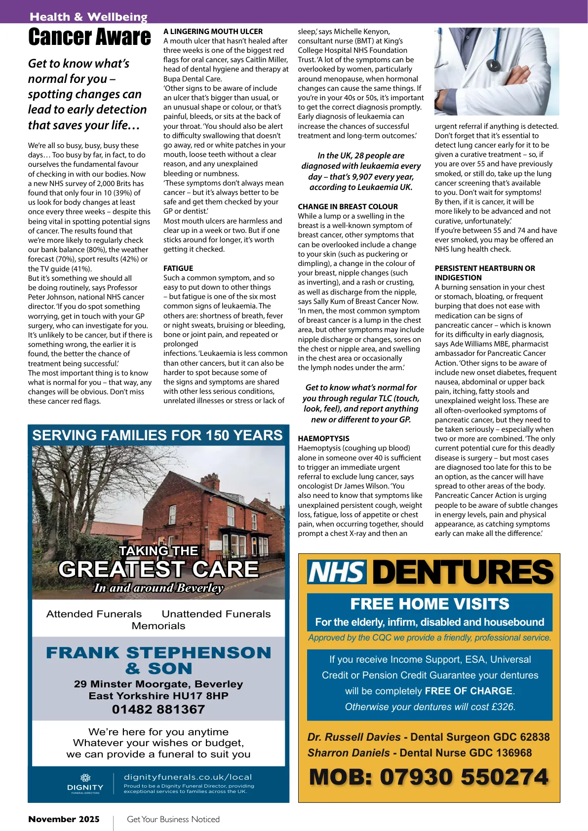 Beverley Magazine — November 2025 — Page 22 of 36