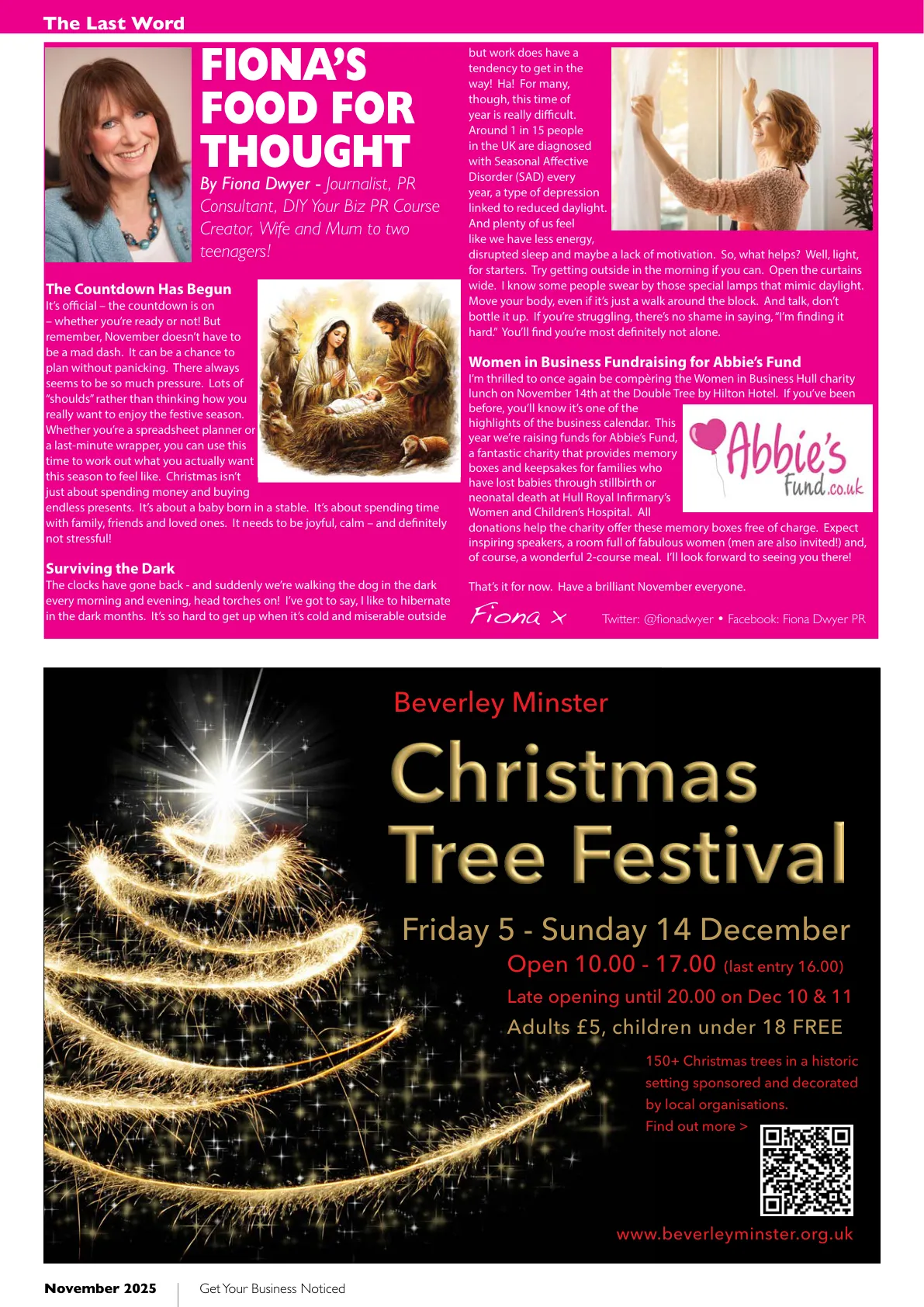 Beverley Magazine — November 2025 — Page 34 of 36