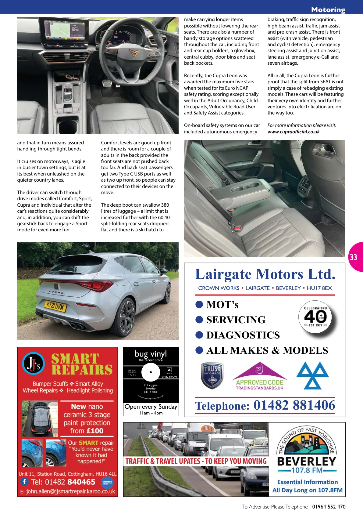 Beverley Magazine — October 2021 — Page 33 of 44