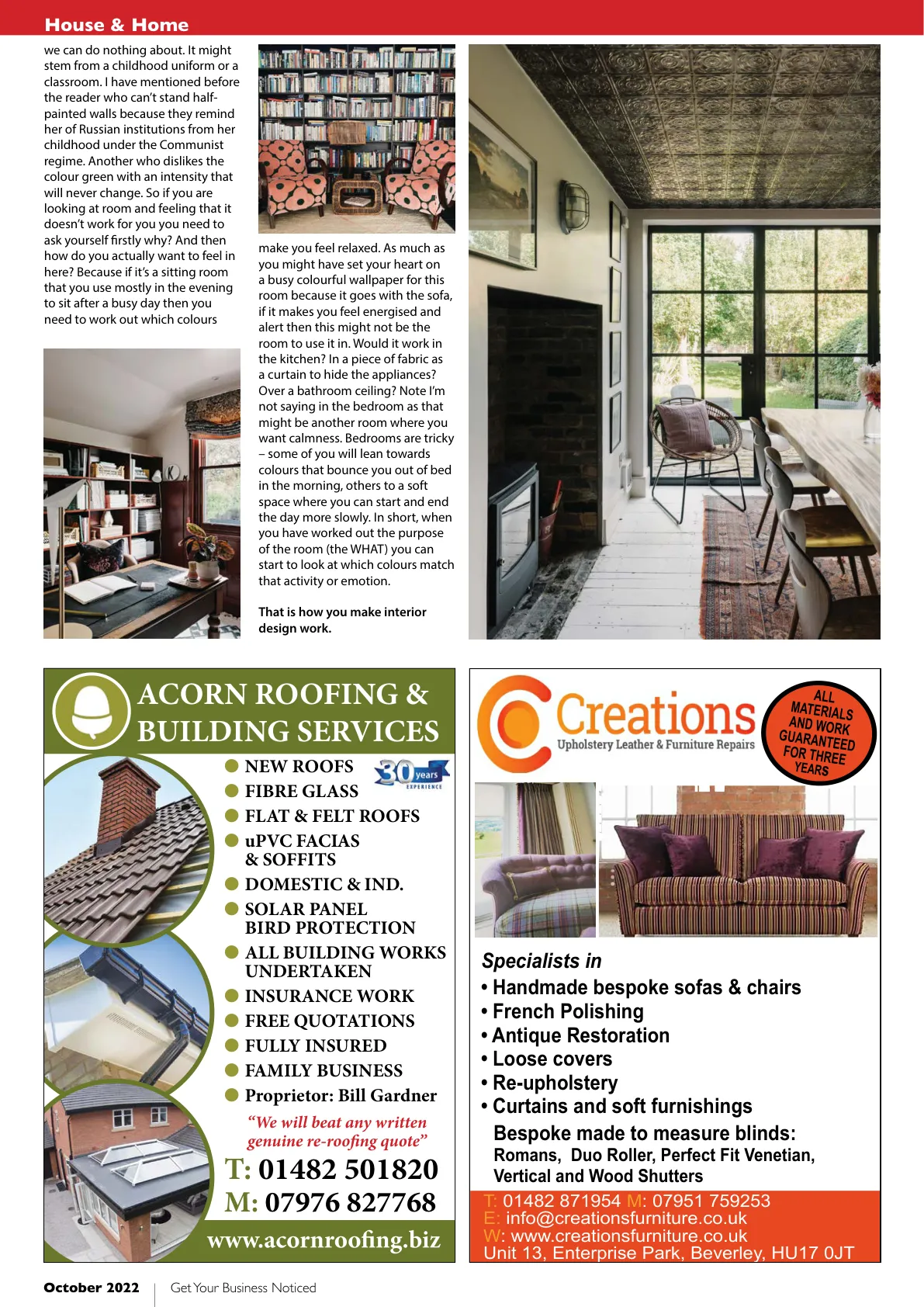 Beverley Magazine — October 2022 — Page 12 of 36