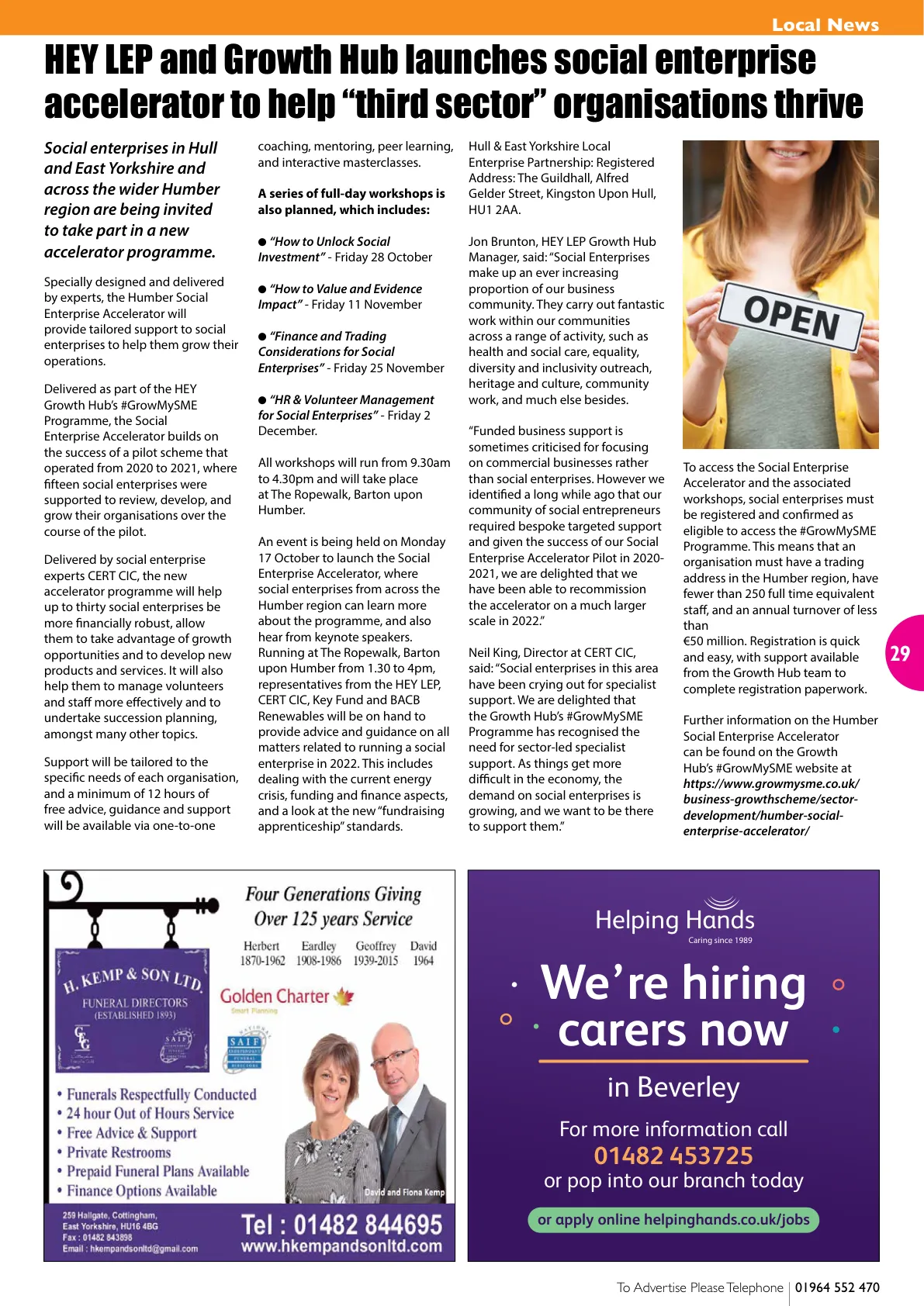 Beverley Magazine — October 2022 — Page 29 of 36