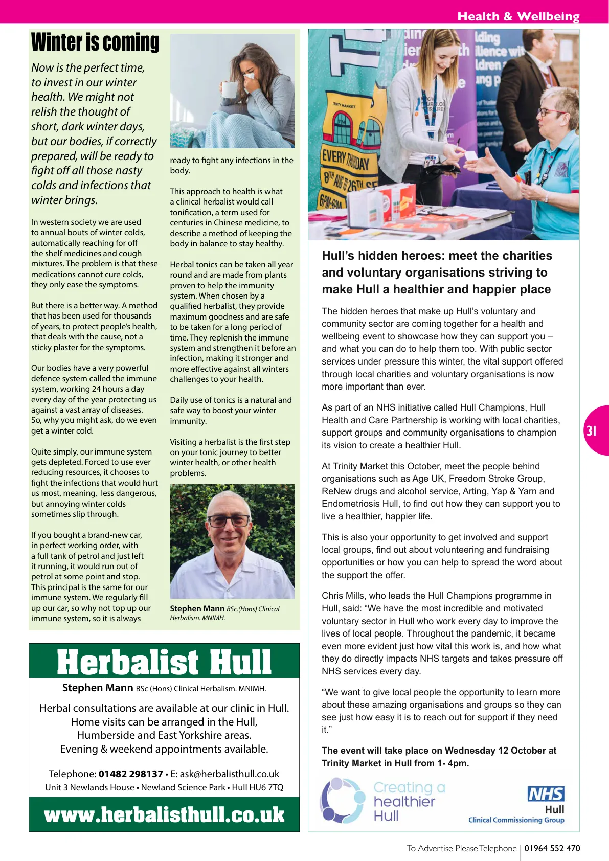 Beverley Magazine — October 2022 — Page 31 of 36