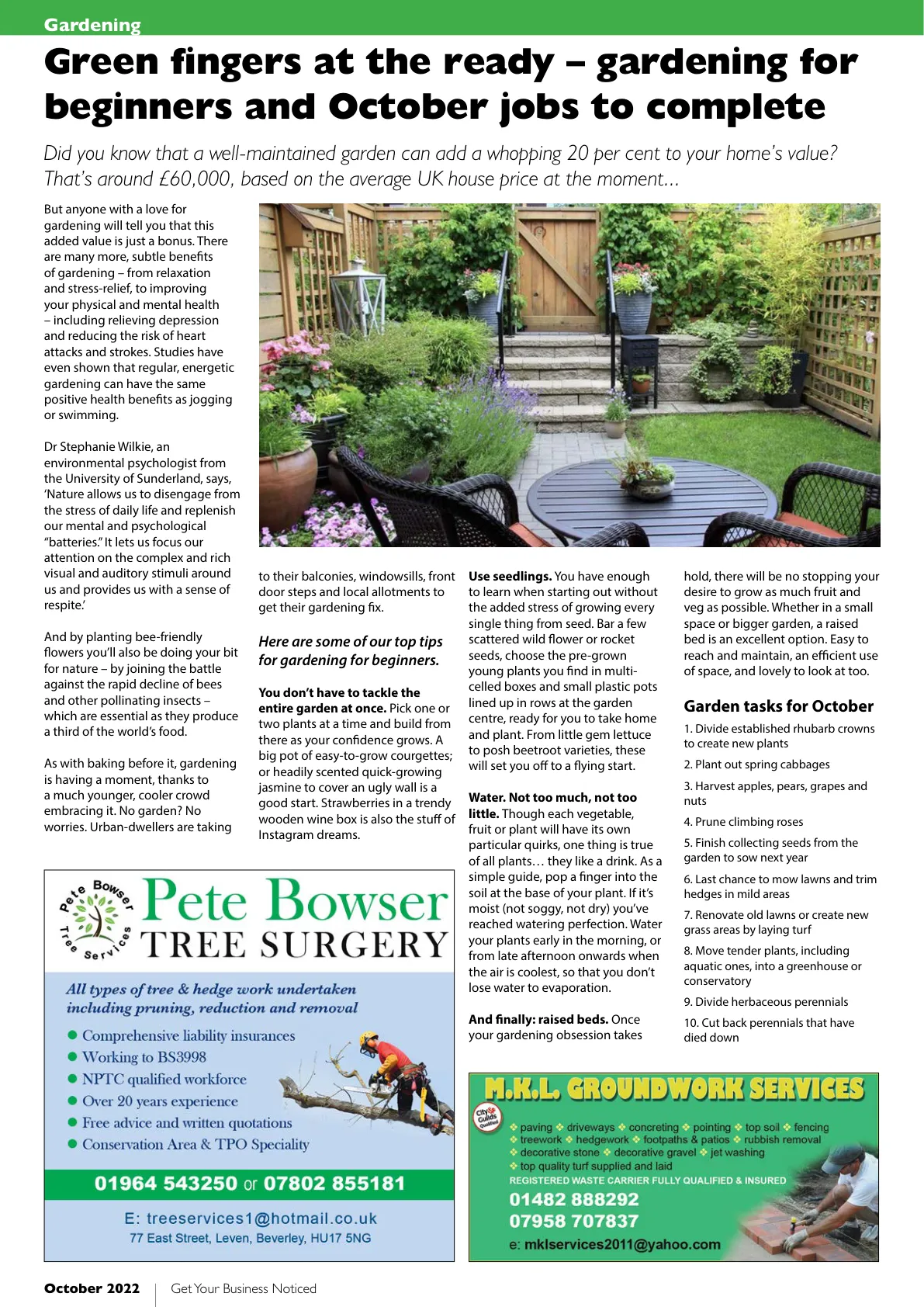 Beverley Magazine — October 2022 — Page 32 of 36