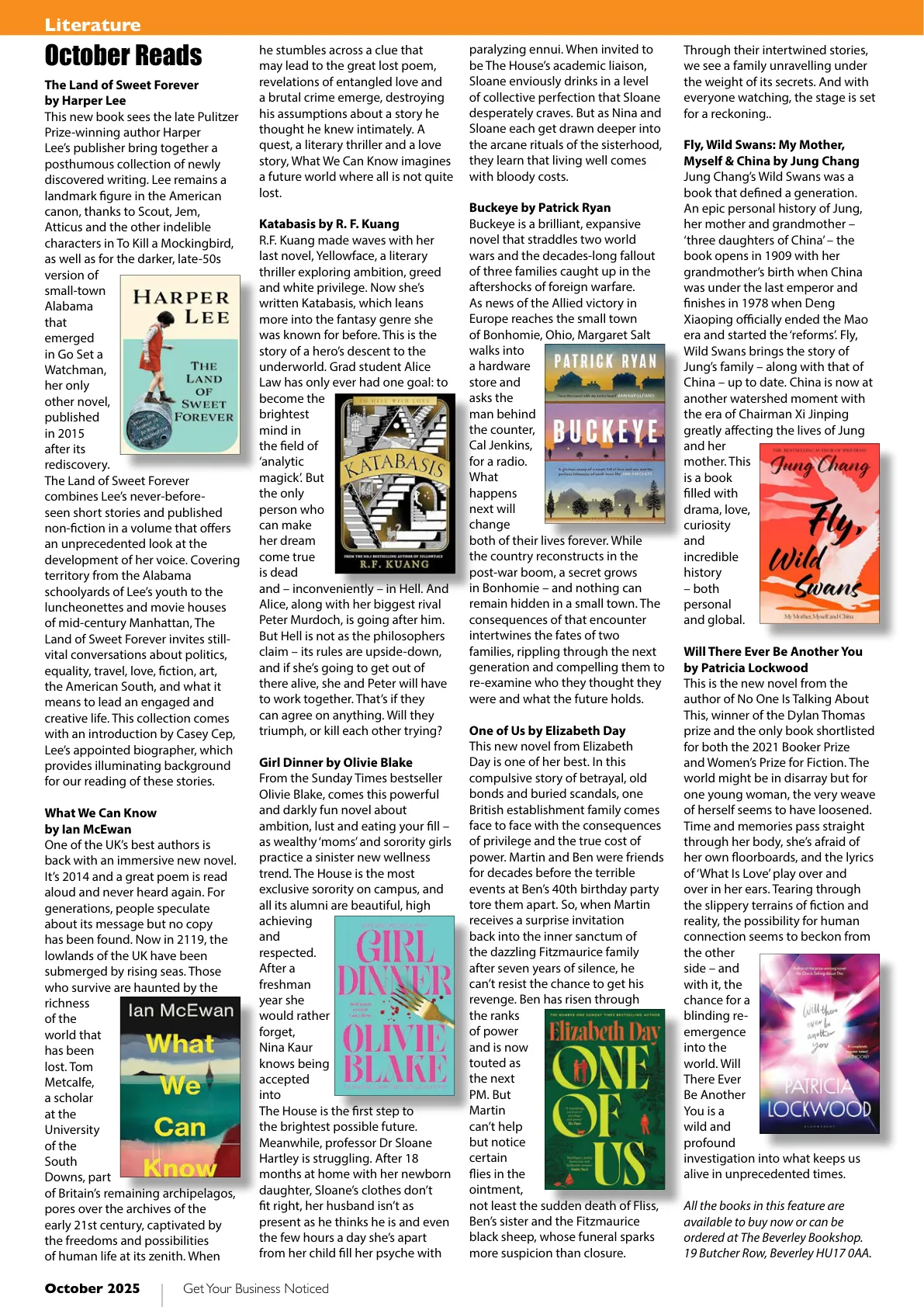 Beverley Magazine — October 2025 — Page 12 of 36