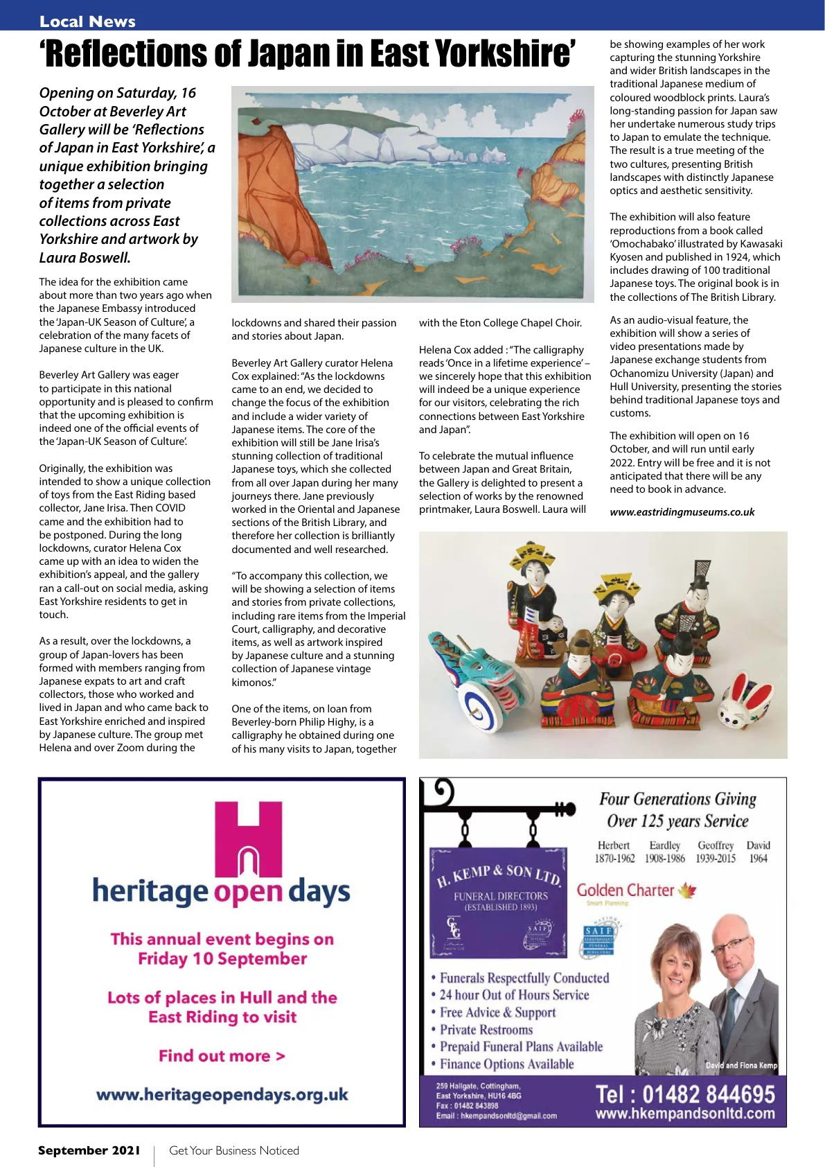 Beverley Magazine — September 2021 — Page 4 of 44