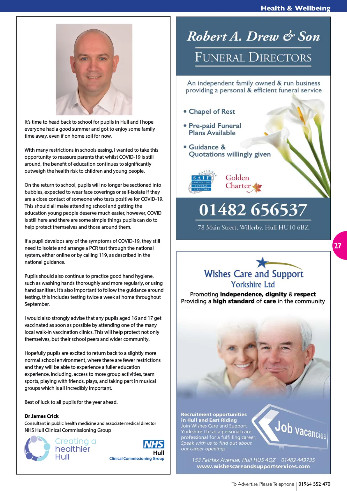 Beverley Magazine — September 2022 — Page 27 of 44