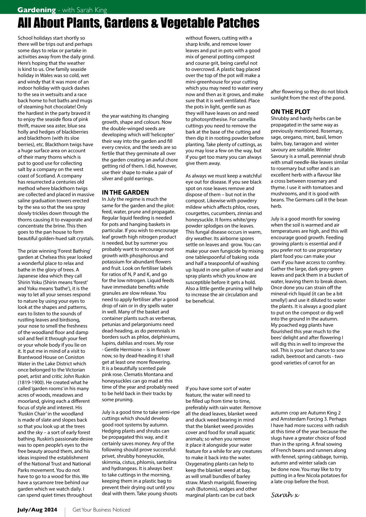 Beverley Magazine — September 2024 — Page 32 of 52