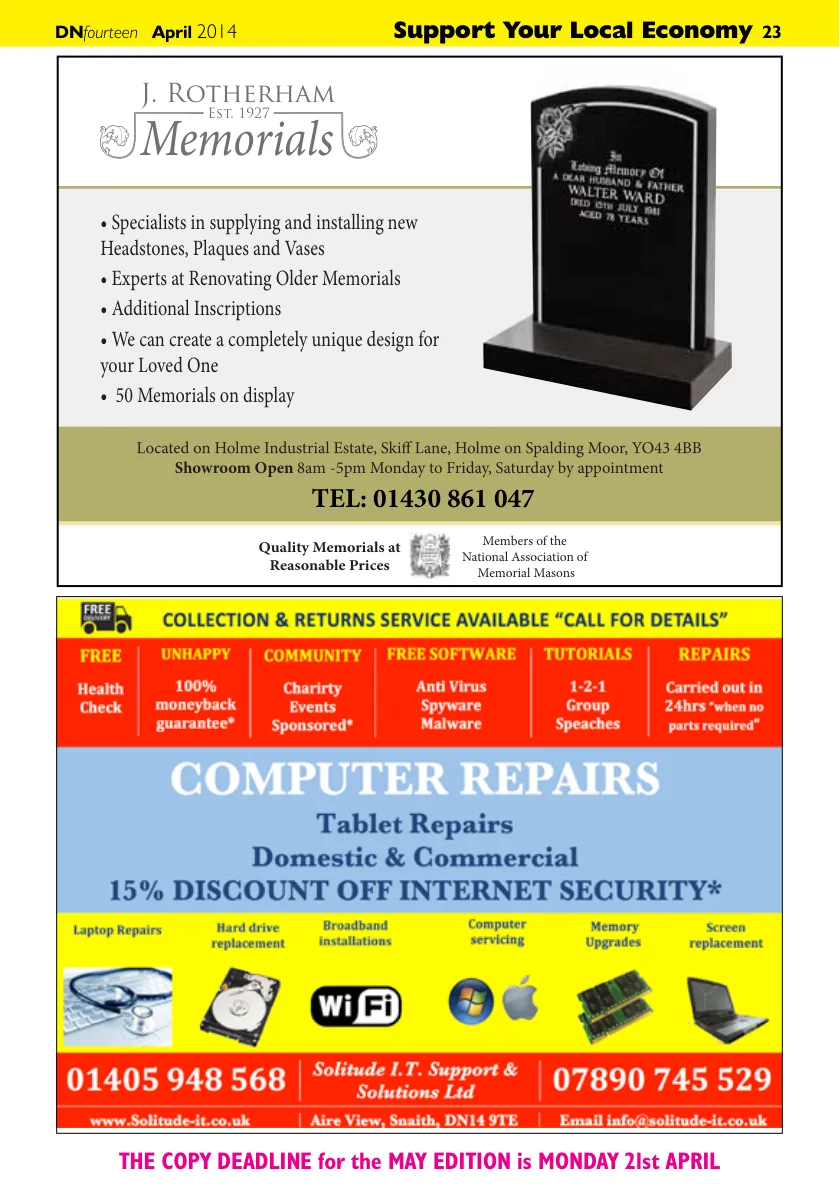 DNfourteen Magazine — April 2014 — Page 23 of 40