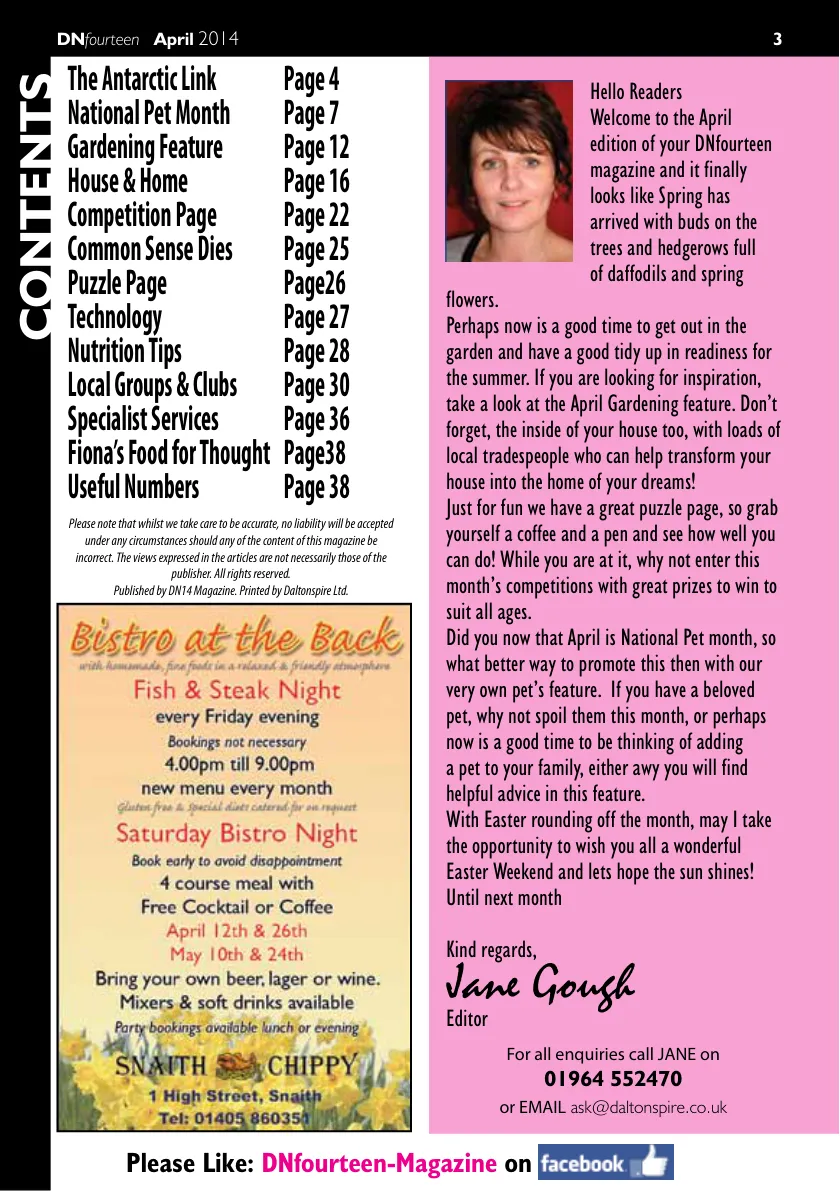 DNfourteen Magazine — April 2014 — Page 3 of 40