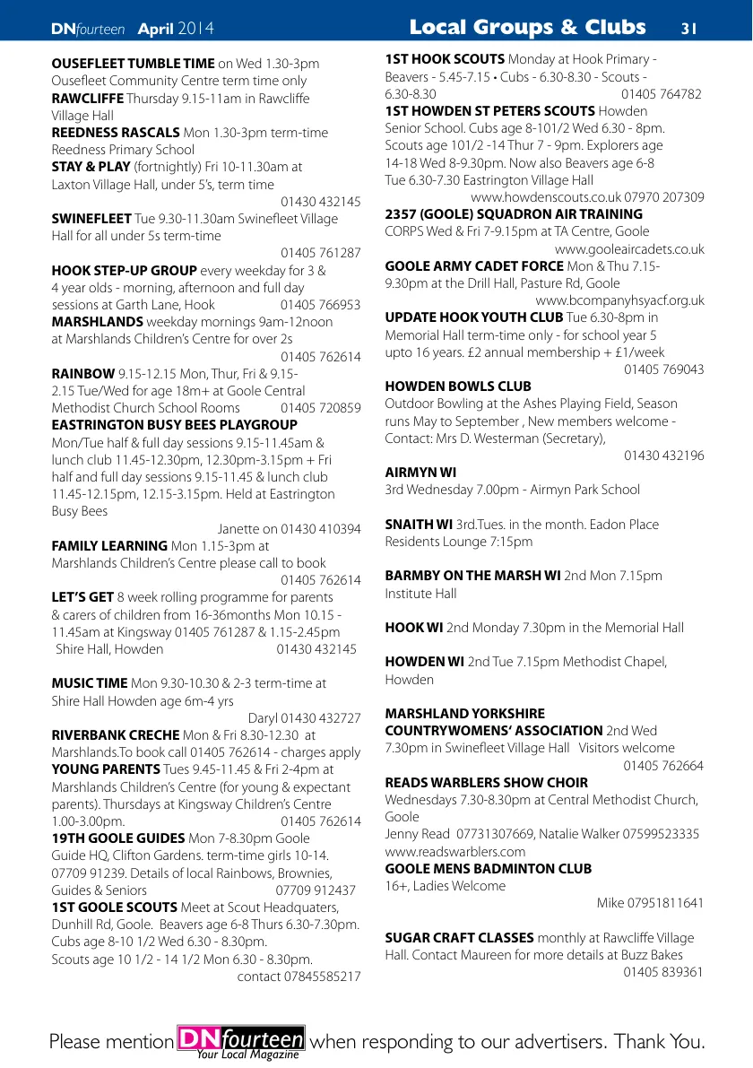 DNfourteen Magazine — April 2014 — Page 31 of 40