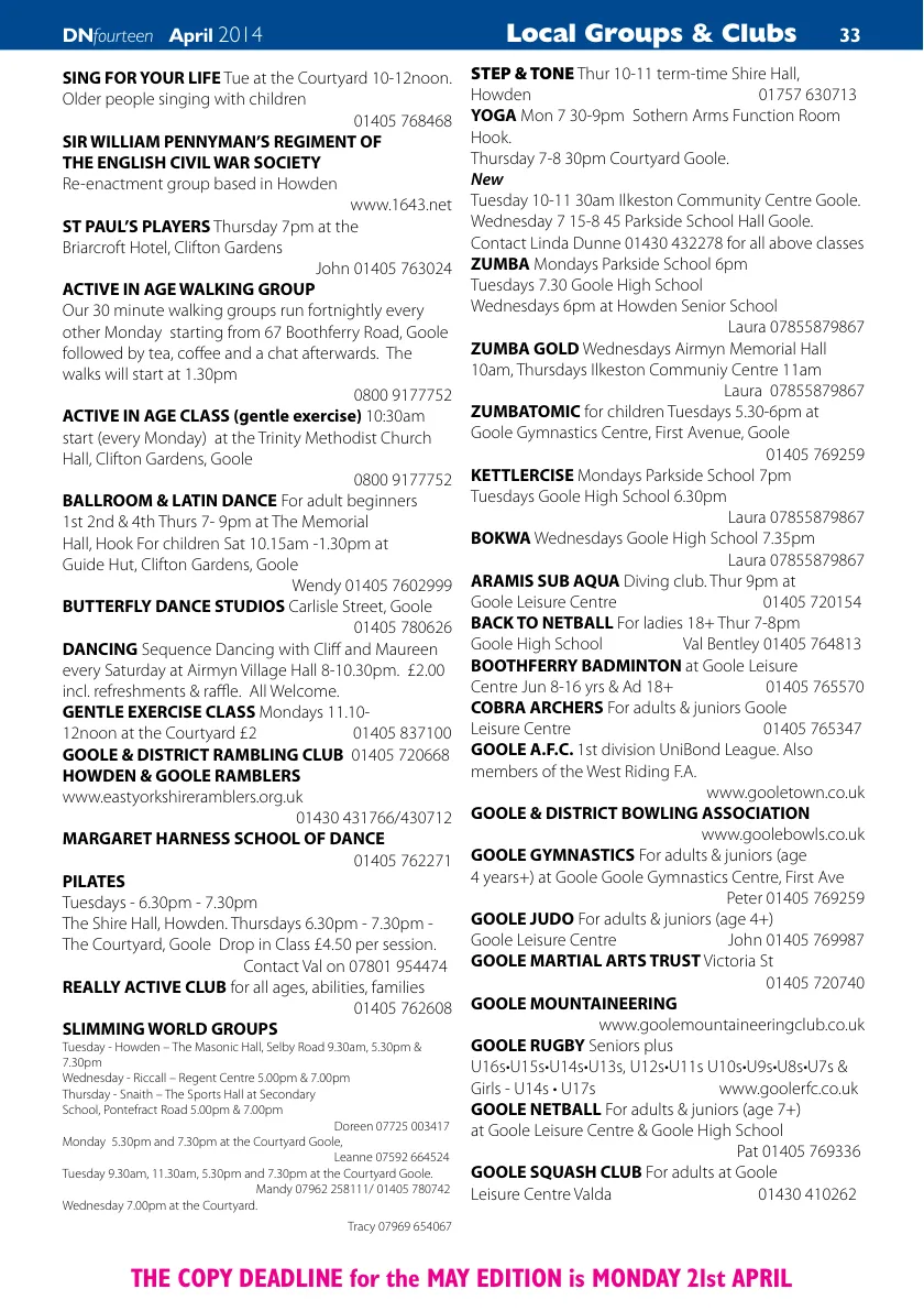 DNfourteen Magazine — April 2014 — Page 33 of 40