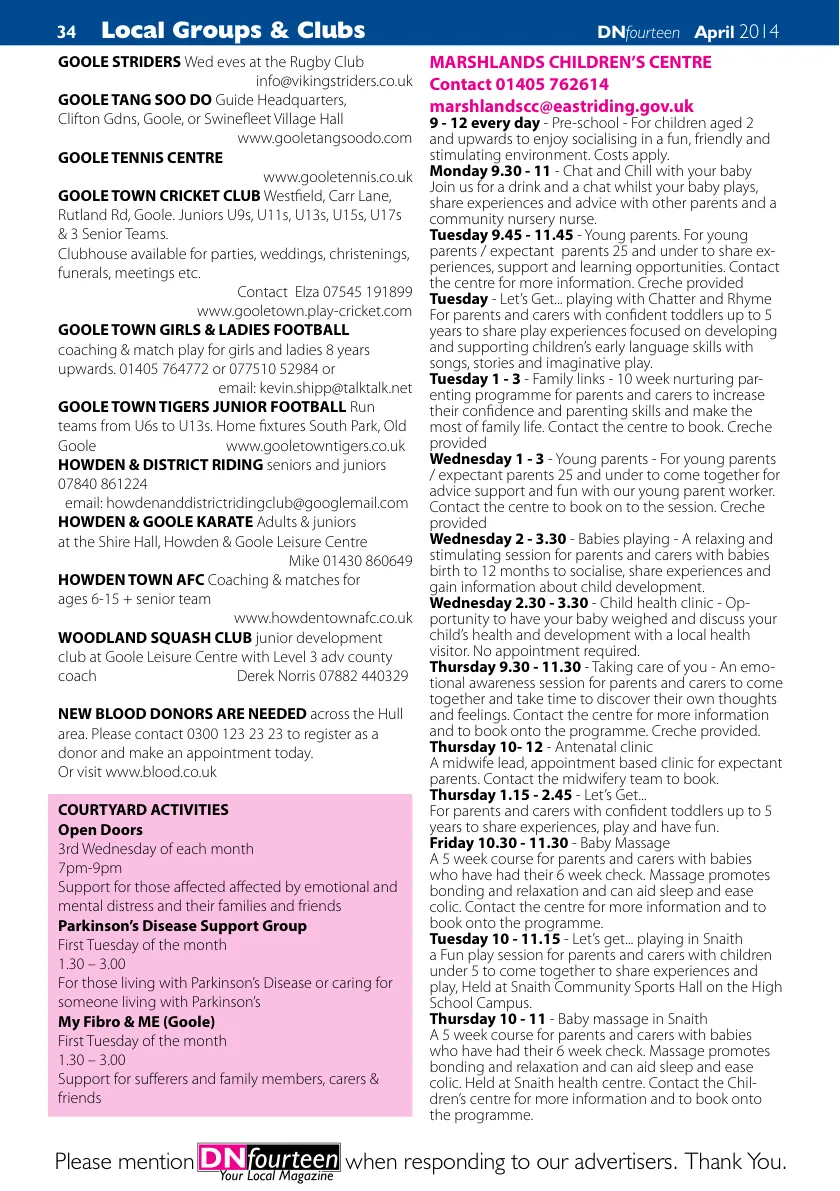 DNfourteen Magazine — April 2014 — Page 34 of 40