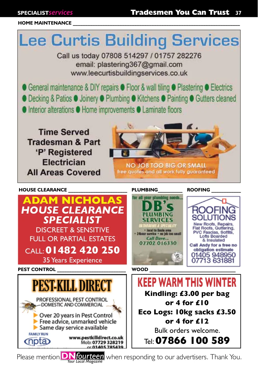 DNfourteen Magazine — April 2014 — Page 37 of 40