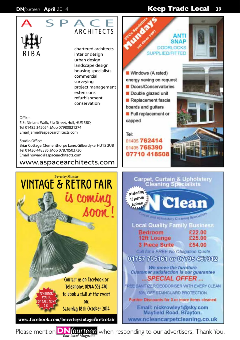 DNfourteen Magazine — April 2014 — Page 39 of 40