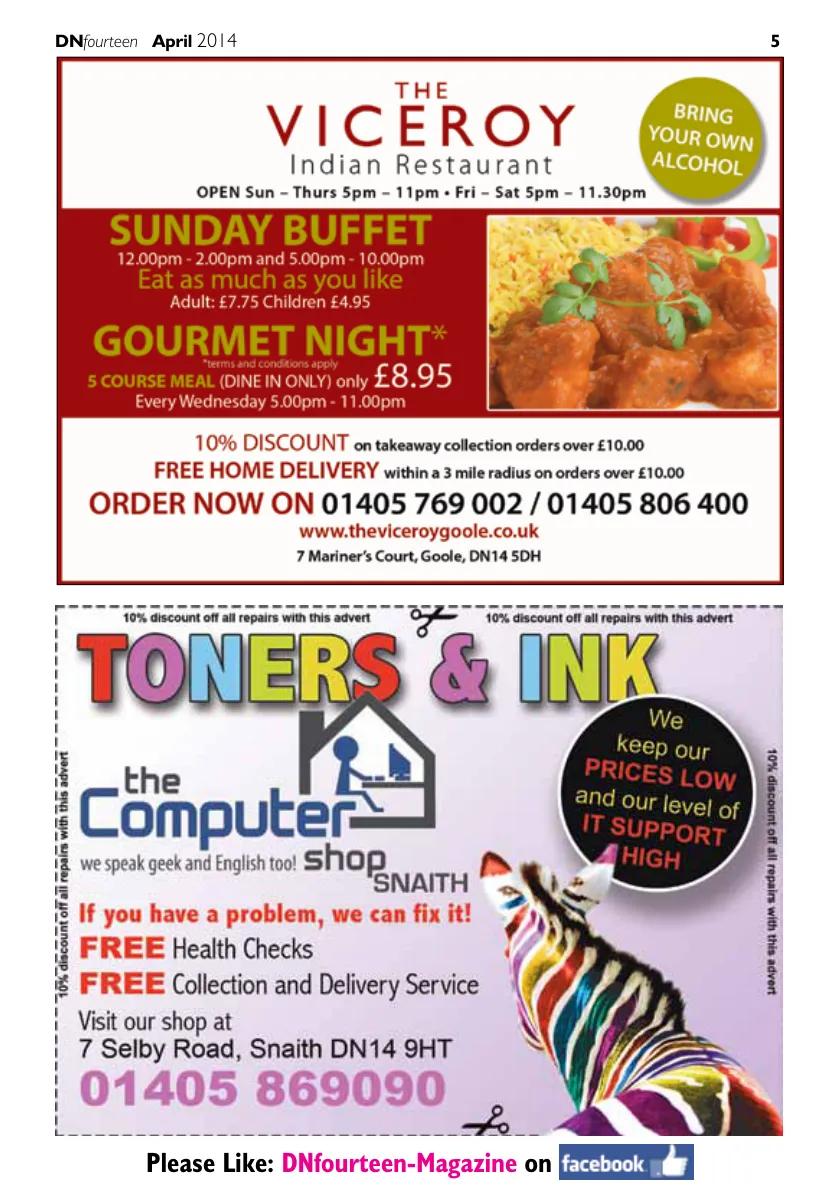 DNfourteen Magazine — April 2014 — Page 5 of 40