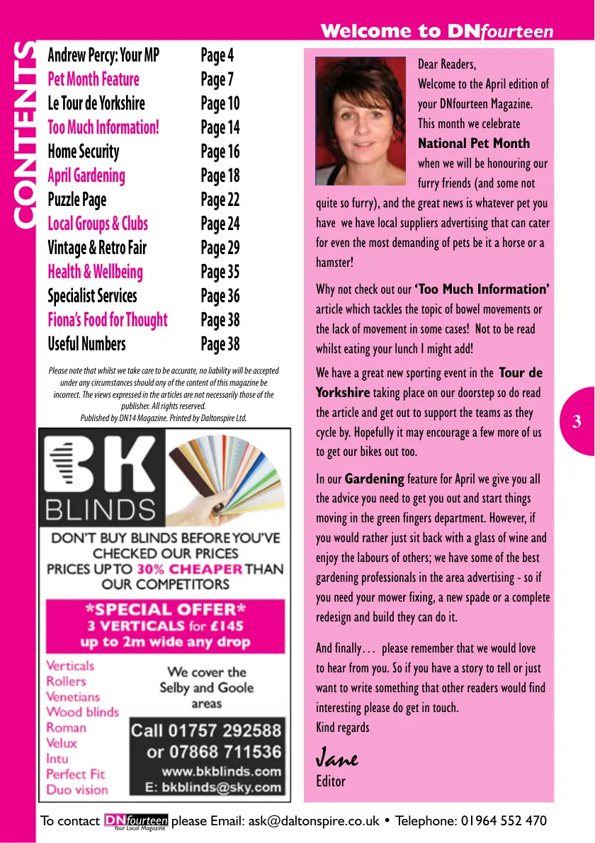 DNfourteen Magazine — April 2015 — Page 3 of 40