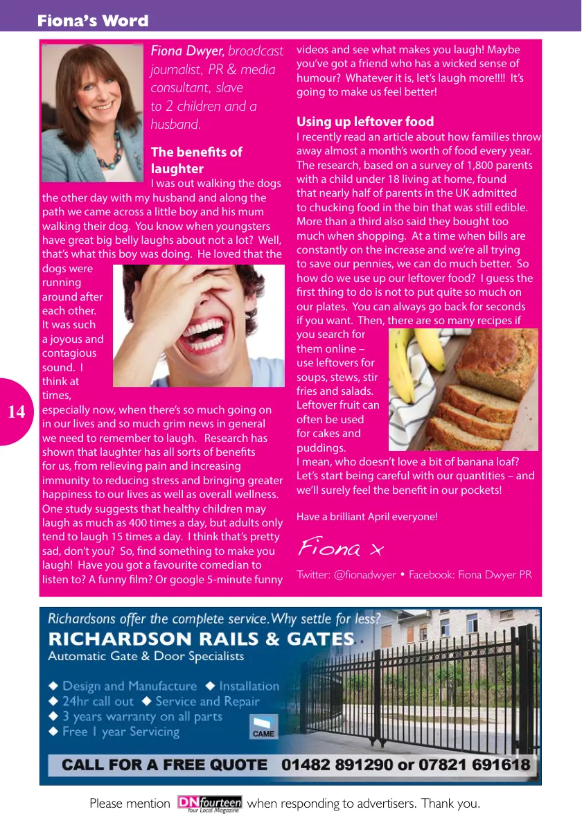 DNfourteen Magazine — April 2023 — Page 14 of 16