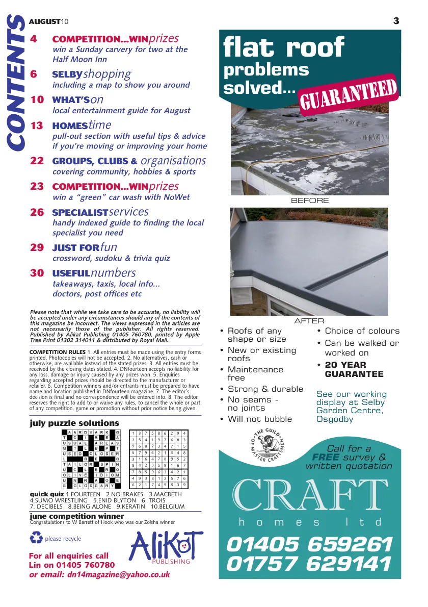 DNfourteen Magazine — August 2010 — Page 3 of 32