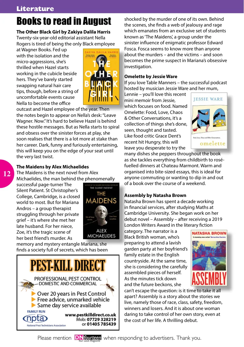 DN14 Magazine — August 2021 (Issue 137) — Page 12 of 20