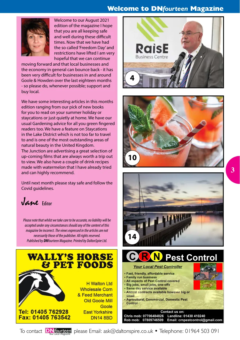 DN14 Magazine — August 2021 (Issue 137) — Page 3 of 20
